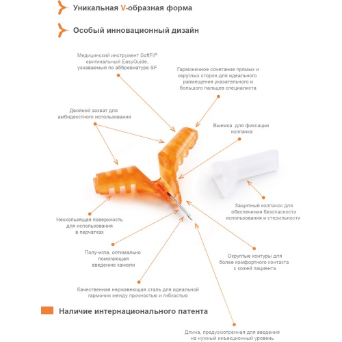SoftFil 23G/70 XL, EasyGuide 5 мм фото 3